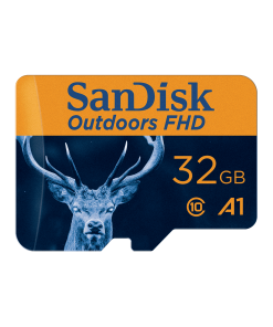 SanDisk Outdoors FHD microSDHC/XC UHS-I Memory Card with Adapter - 32GB  (Orange)