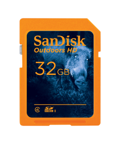 SanDisk Outdoors HD SDHC UHS-I Card - 32GB  (Orange)