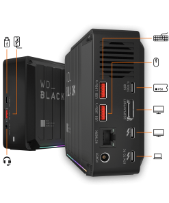 Alternative view of WD_BLACK D50 Game Dock - 0TB