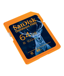 Alternative view of SanDisk Outdoors FHD UHS-I Card - 64GB  (Orange)
